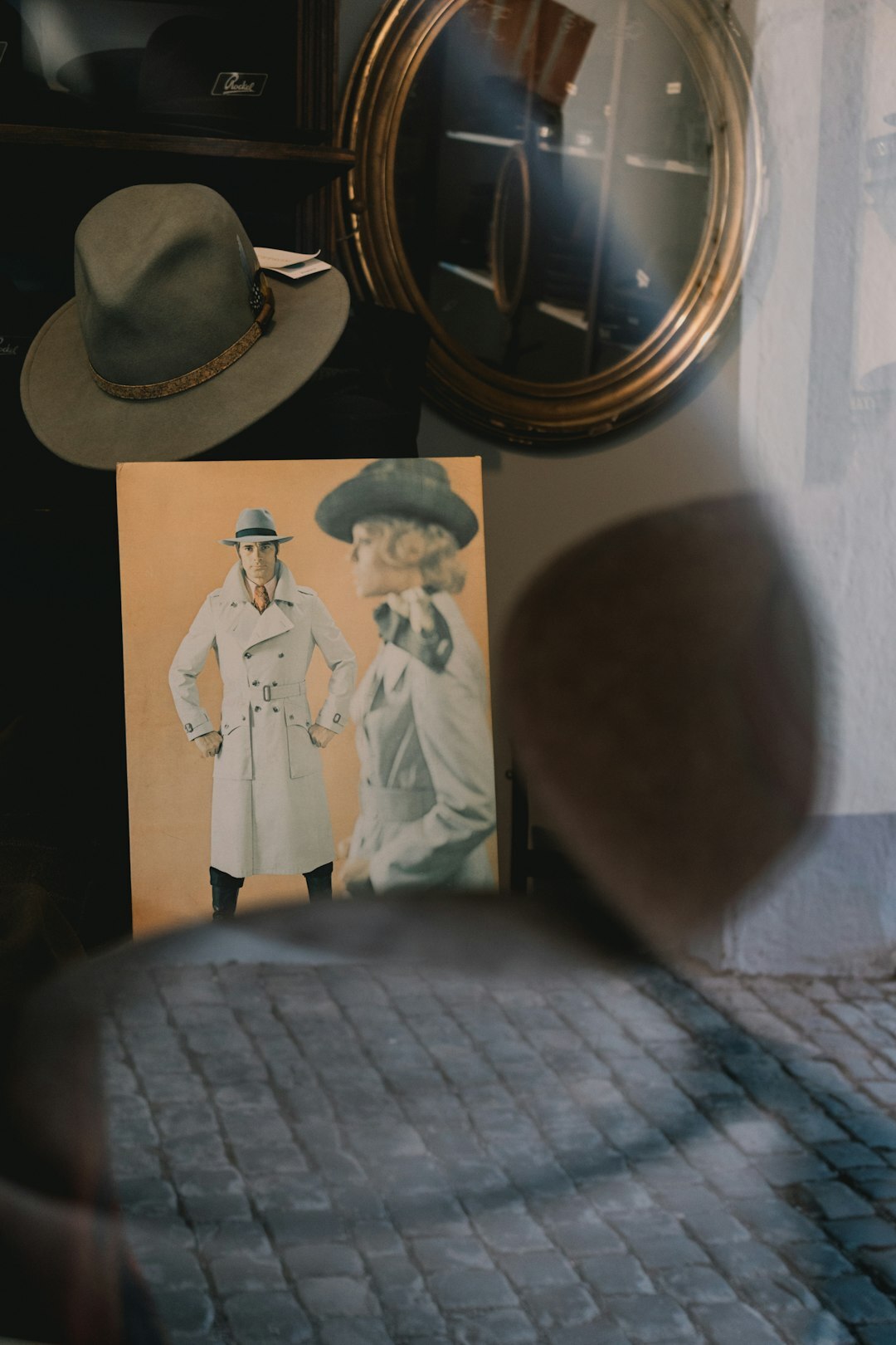 vintage detective hat