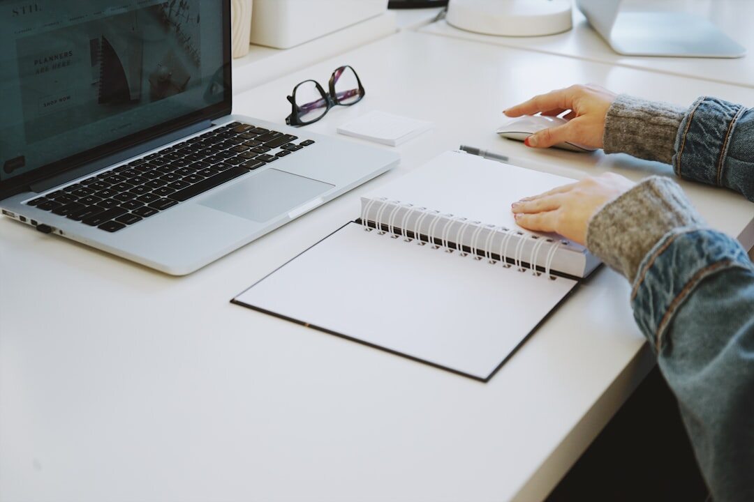 writer at desk